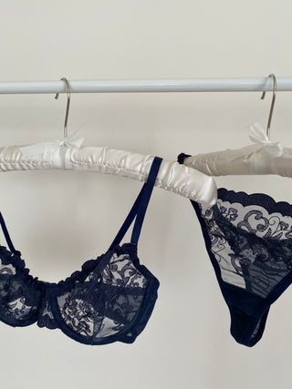 Blue Marine Bralette Set