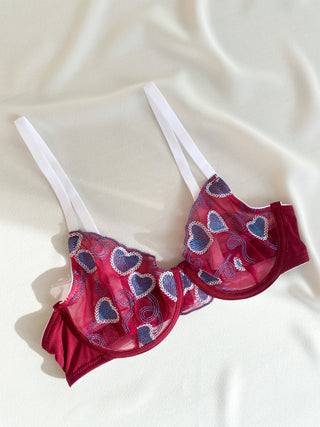 Eliza Heart Bralette Set