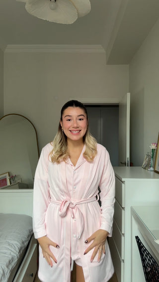 4 Parça Premium Pamuklu Pijama Takımı