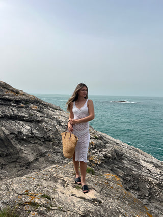 Fringe Openwork Dress