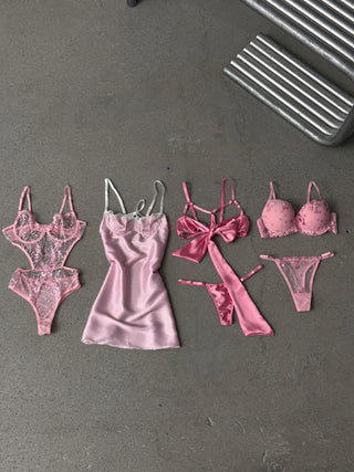 Sofia Pink 6 Parça Set