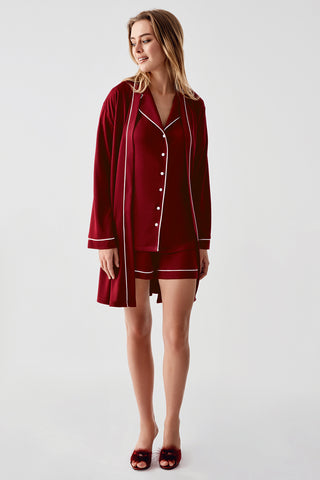 Premium Bordo Sabahlık