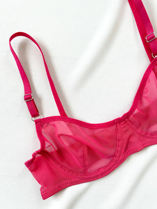 Candy Pink Bralette Set