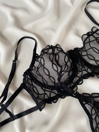 Black Muè bra set