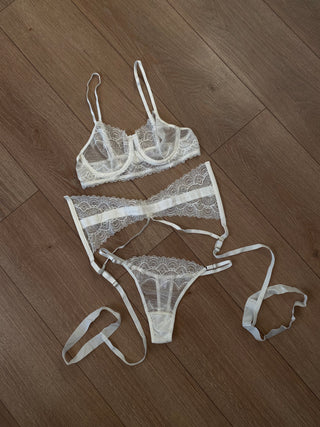 Swan ballet Garter set (Shipping time 5 business days)