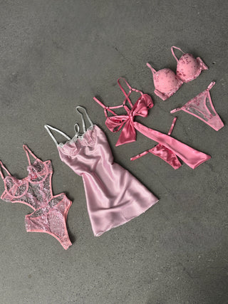 Sofia Pink 6 Parça Set
