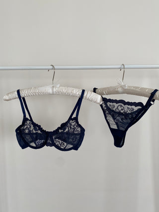 Blue Marine Bralette Set