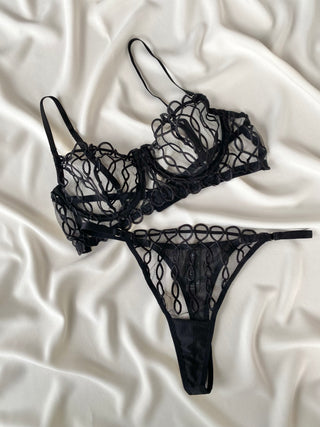 Black Muè bra set